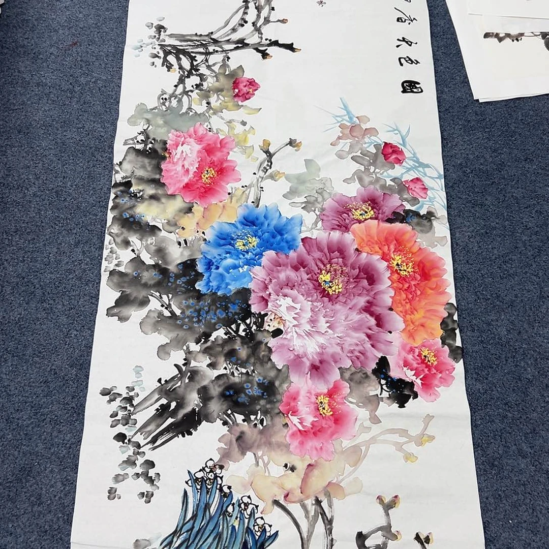 国画国画作品纯手绘作品