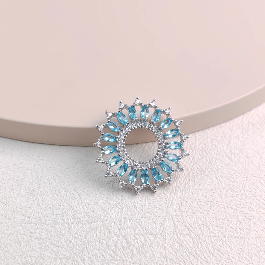 XUPING/旭平首饰 合金合成锆石吊坠 年终狂欢气质 GDJ AWCCN00869