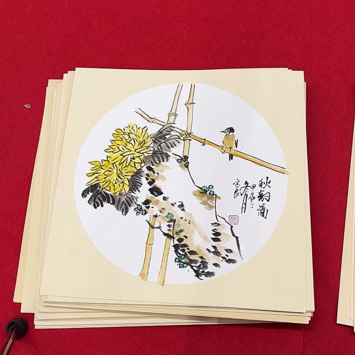 国画花鸟等图案38.38
