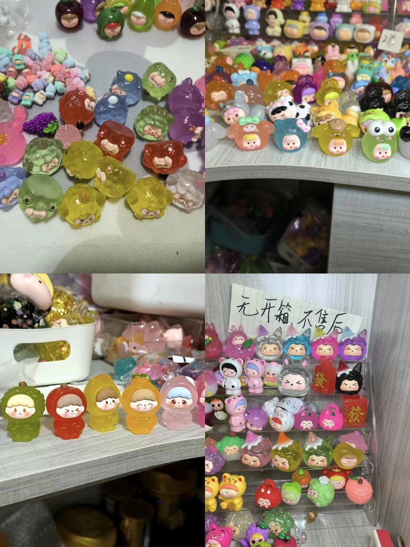 可爱卡通盲袋小玩具水果动物桌面摆件幼儿园礼品