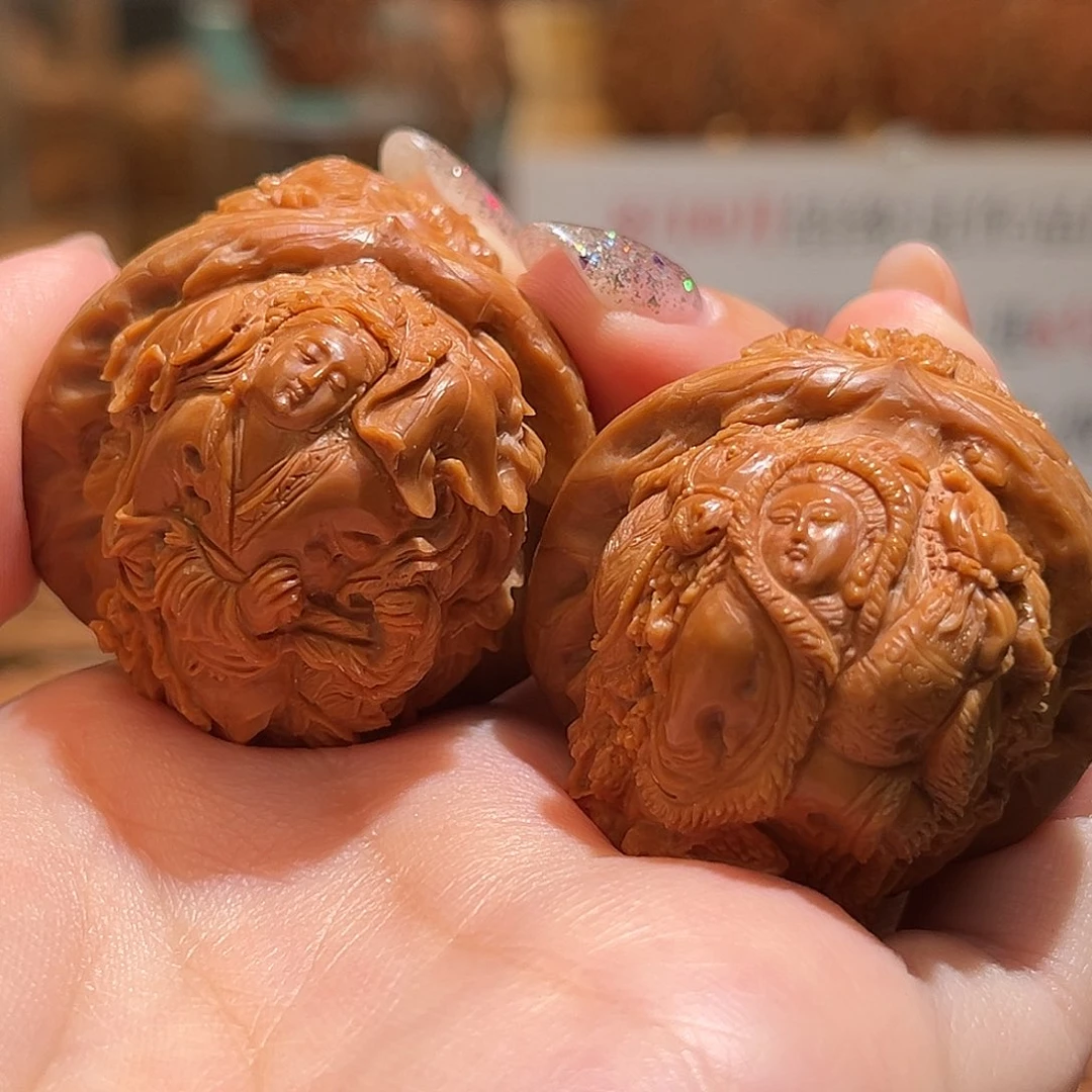 文玩核桃把件/四大美女