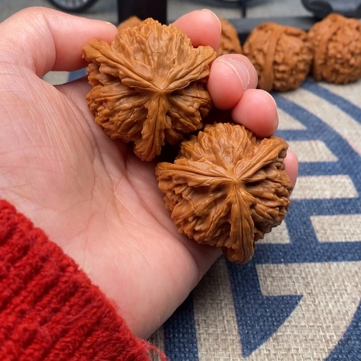 吊坠文玩核桃舔**父三棱