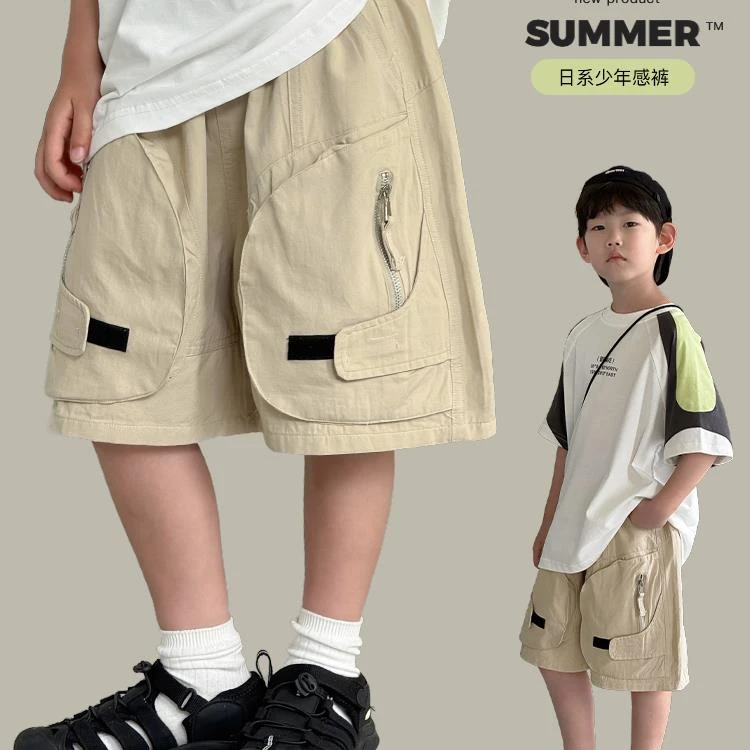 【裤子 齐码】ivan家童装男童女童中大童工装短裤 昕 dz4650