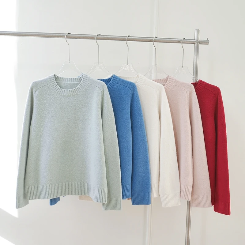 【朵儿studio】“加厚波尔绒”可机洗！不易起球！超蓬松柔软毛衣 D933