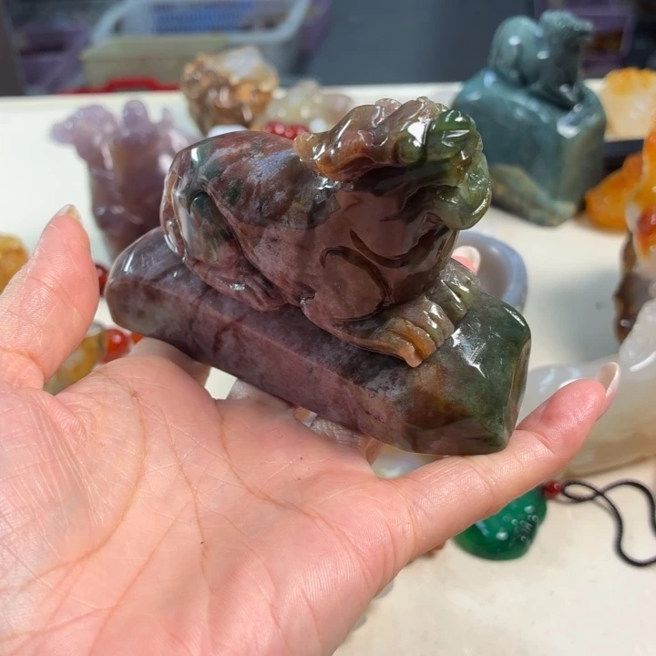 玛瑙/玉髓未镶嵌吊坠(不含链)