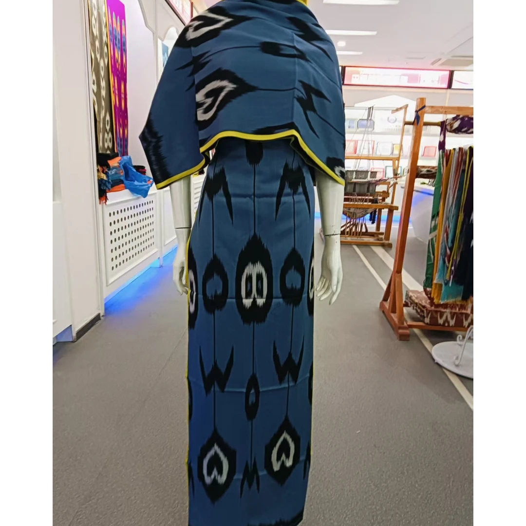 يىپەك ئەتلەس/خان ئەتلەس布料/真丝不褪色巴郎赞艾德莱斯丝绸布料