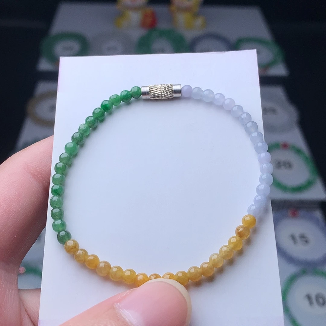 翡翠未镶嵌手链翡翠