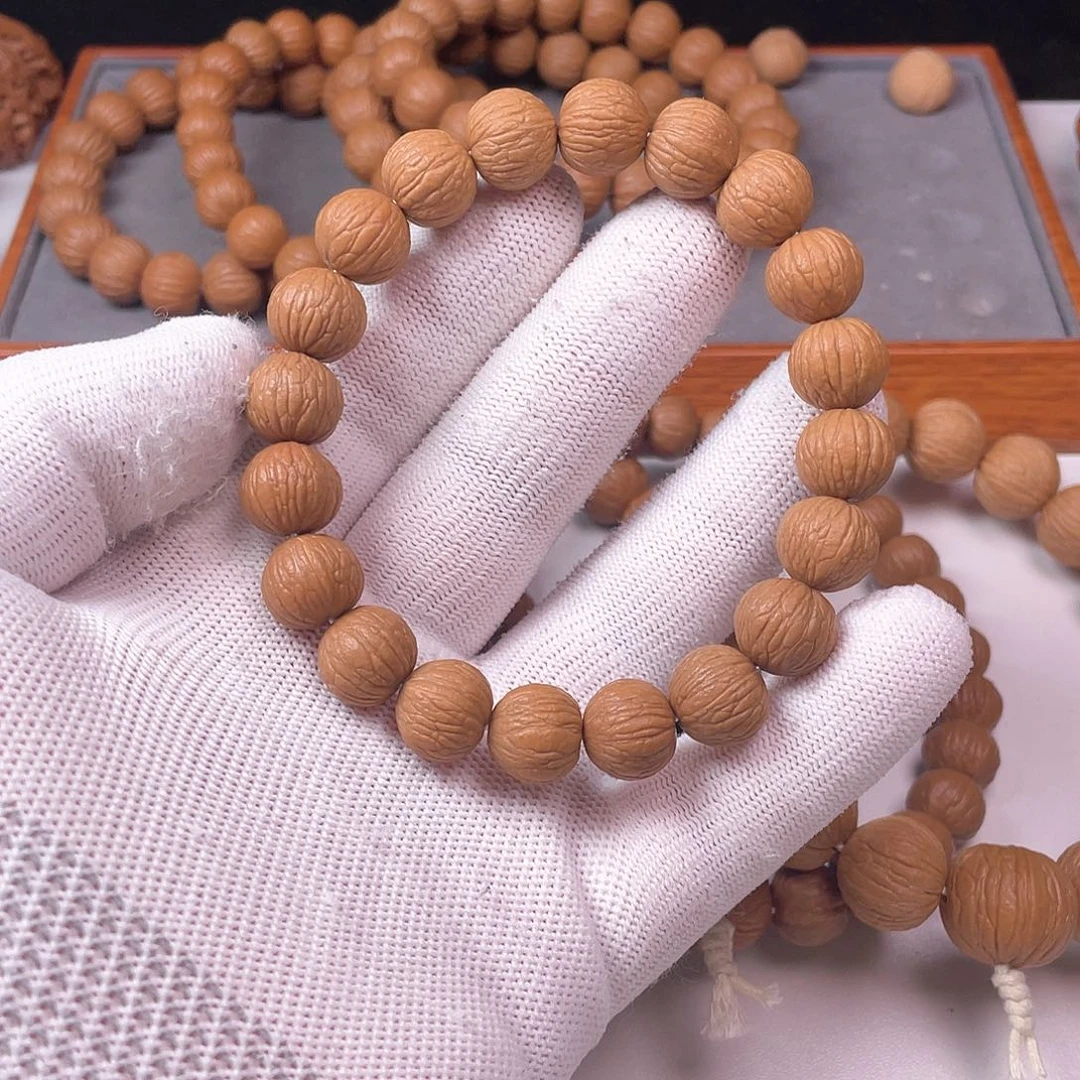 猴头核桃手串?凤羽