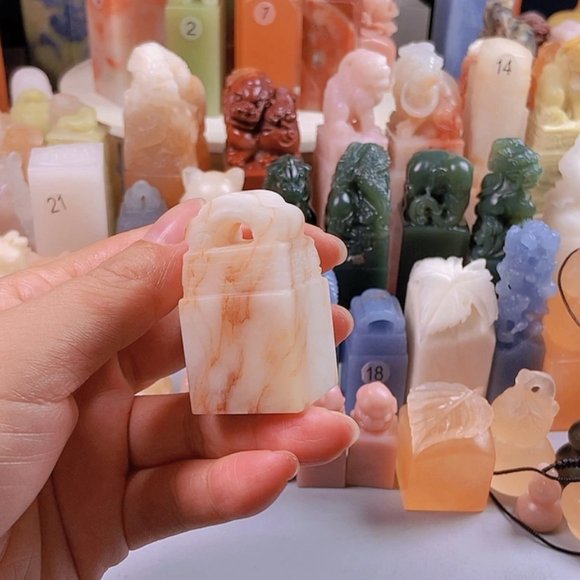 【闪购商品】老挝石青田石雕艺术