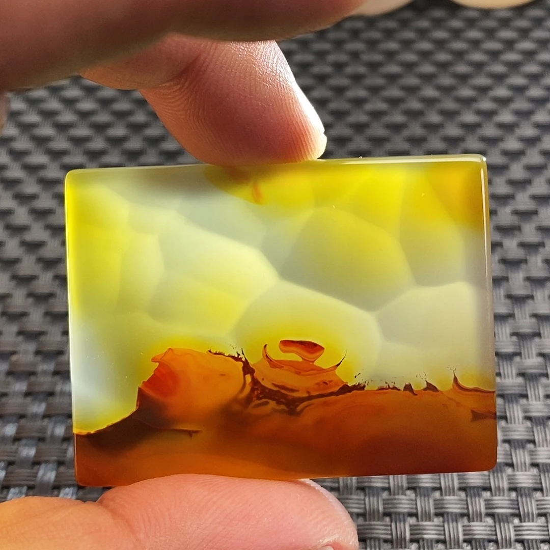 练***生玛瑙/玉髓未镶嵌吊坠(不含链)