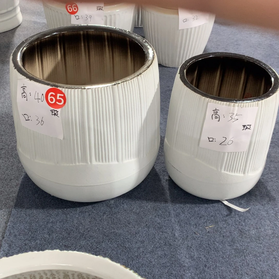 高温陶瓷花盆微瑕