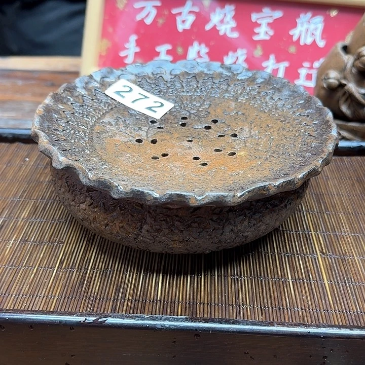 纯手工制作粗陶茶具