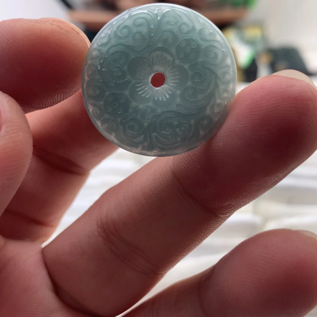 颈饰未镶嵌翡翠扣子