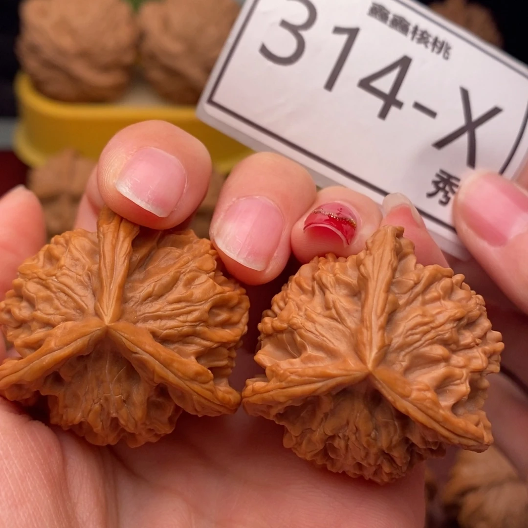 桃核把件盘山奔38……