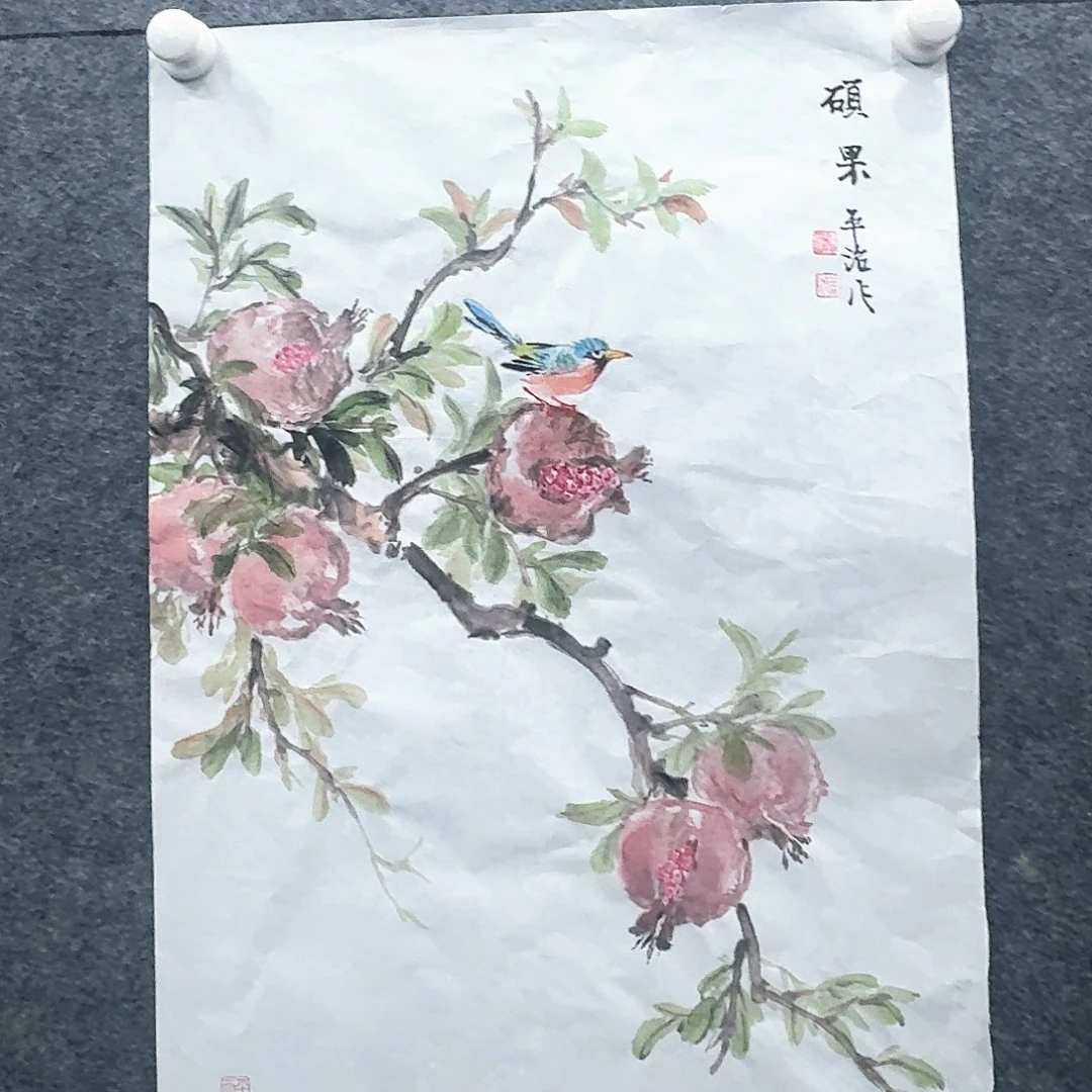 国画国画亲笔手绘