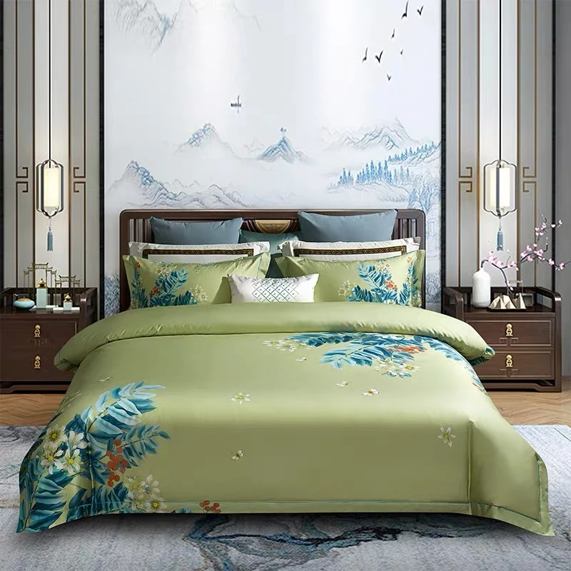 【双旦礼遇季】全棉数码印花四件套-翠影凝香
