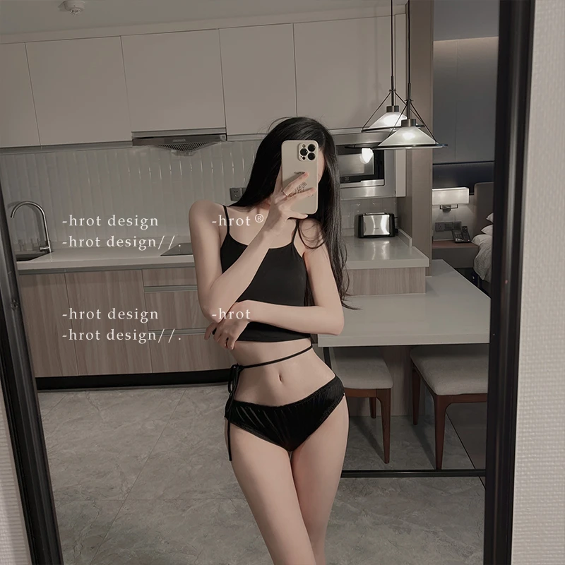 B0059*纯欲可爱蝴蝶结内裤性感无痕舒适少女三角裤女生
