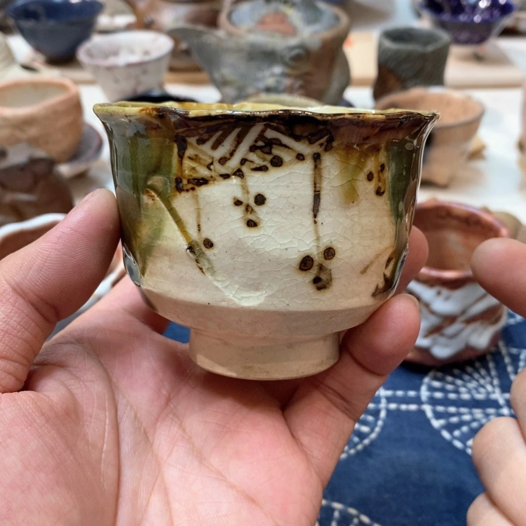 柴烧侘寂粗陶茶具