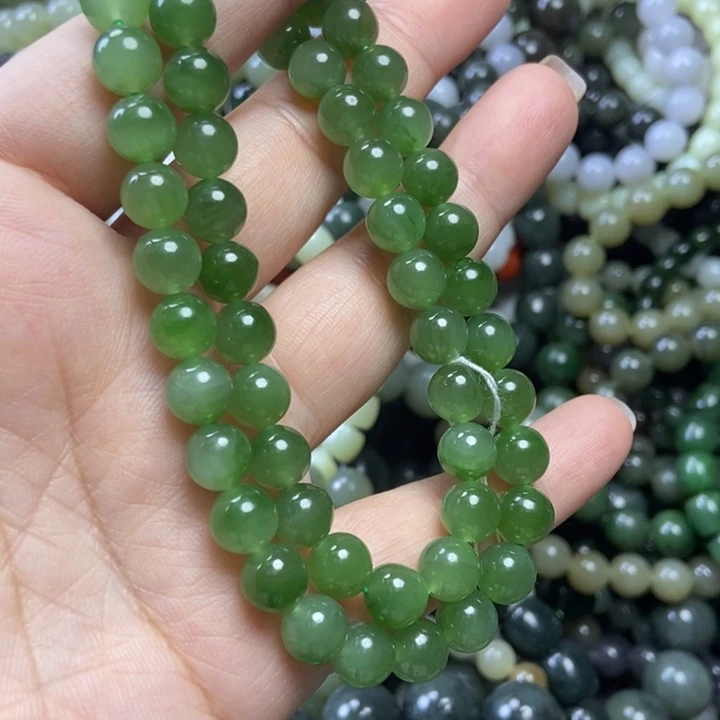 和田玉未镶嵌手链卡8