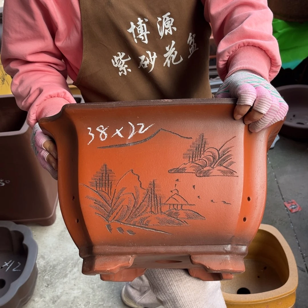 紫砂花盆盆景艺术