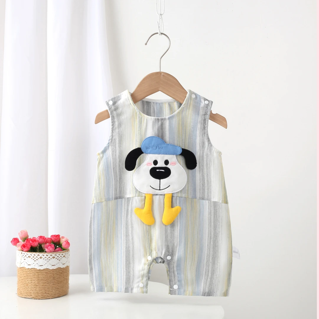 小宝宝连体衣夏季薄款婴幼儿衣服夏装超萌洋气棉夏天童装外出服