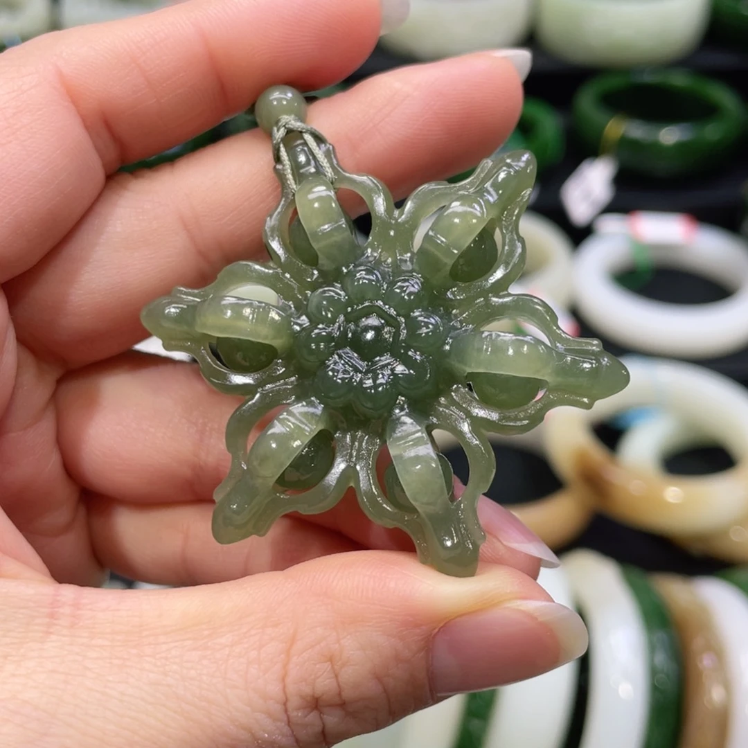 吊坠(不含链)未镶嵌和田玉