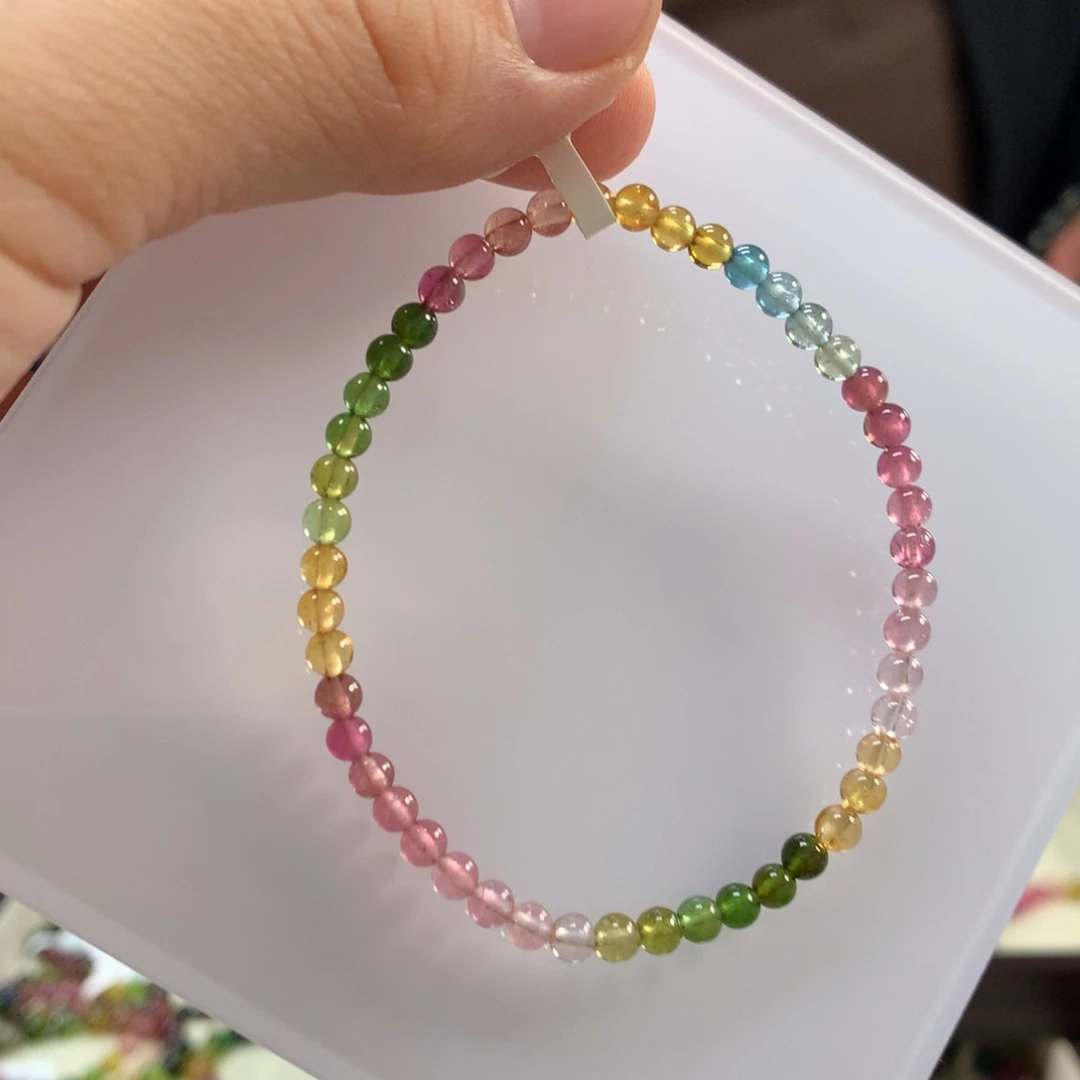 手链碧玺未镶嵌多样性发其一条4.2