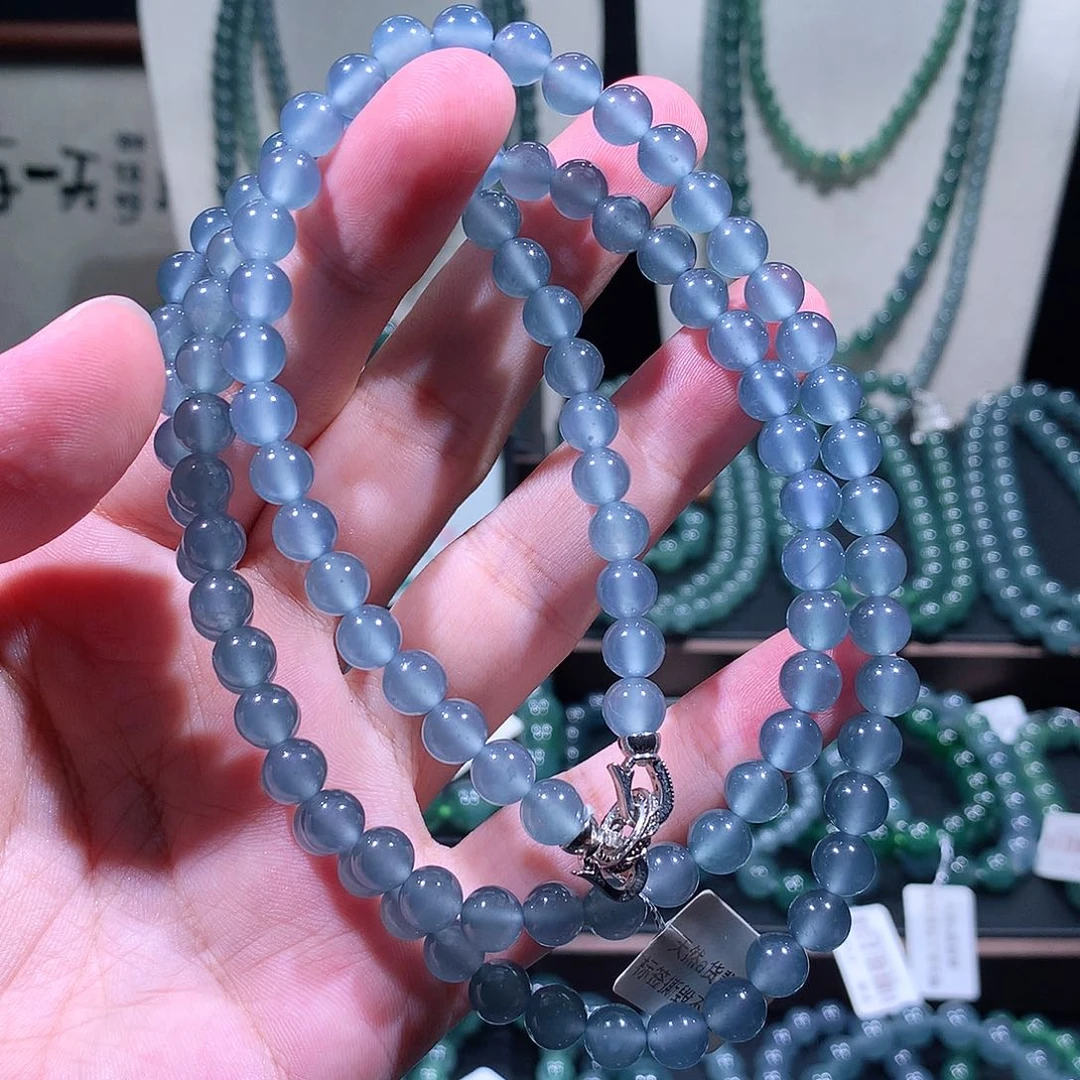 未镶嵌手链翡翠乾*堆天然a货翡翠项链7