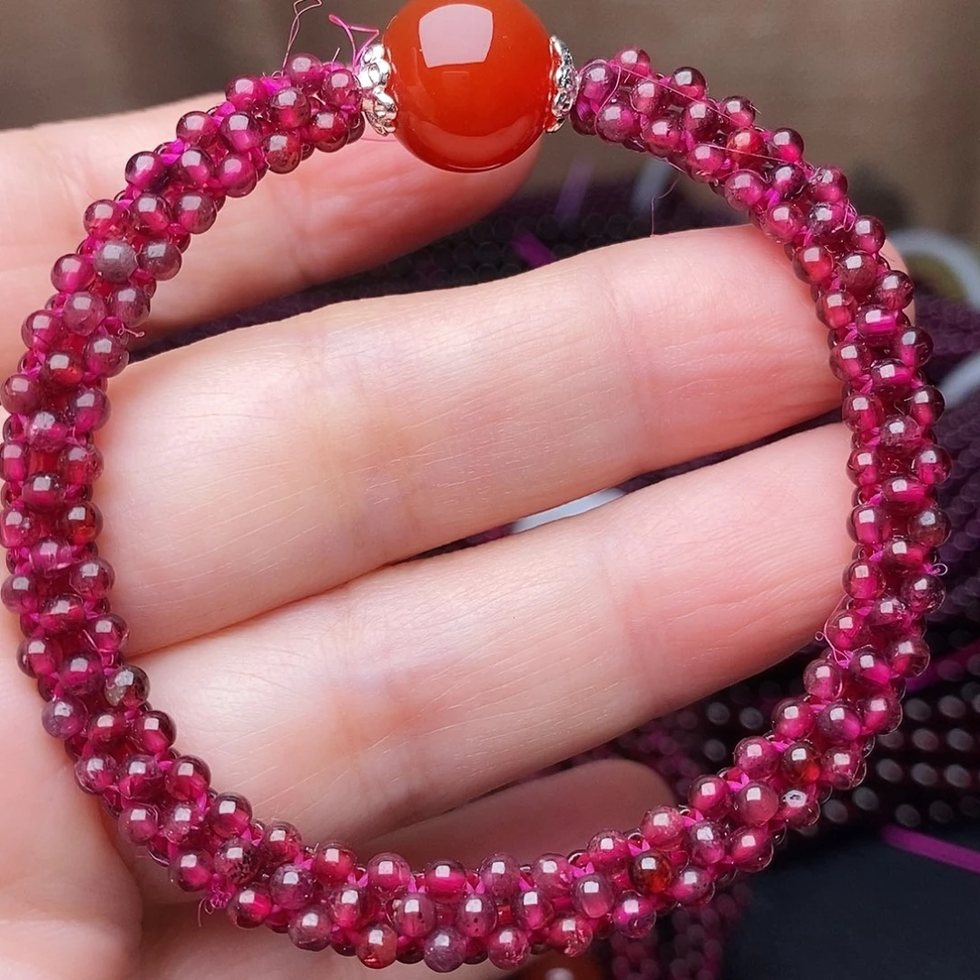 石榴石手链未镶嵌