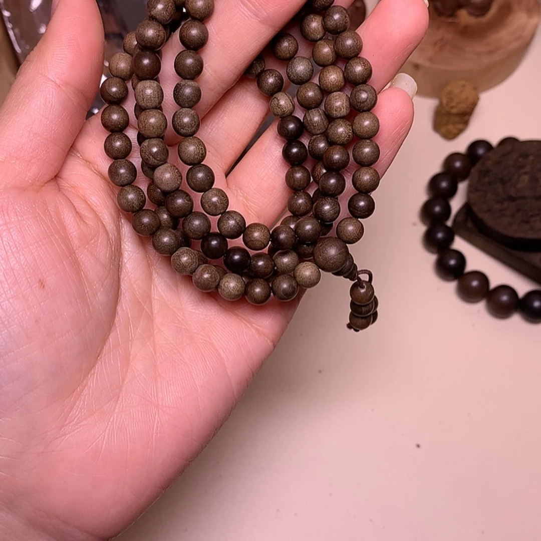 【闪购商品】檀香木手串/手链用**亨檀香阴沉0.6/108