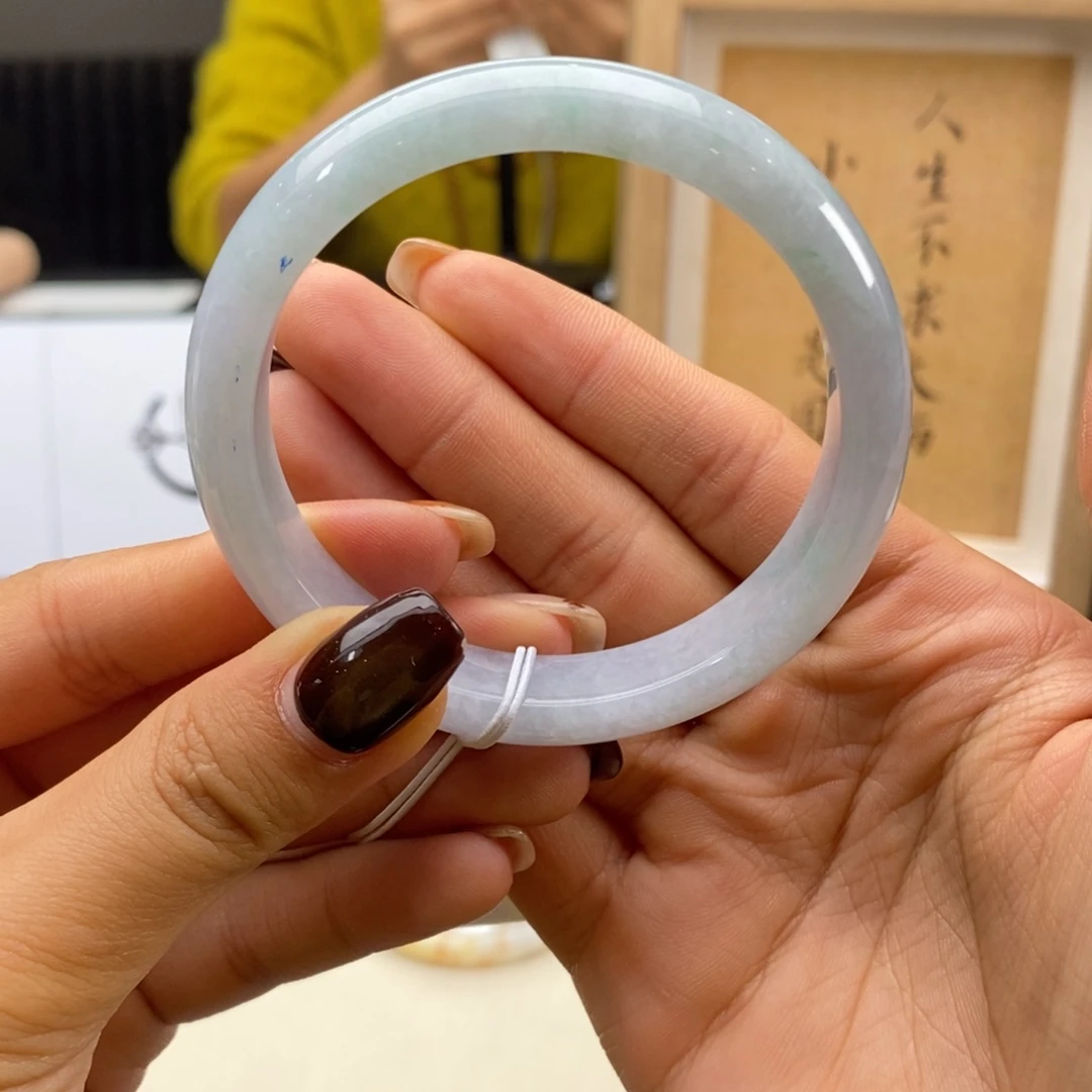 未镶嵌手镯翡翠58圈