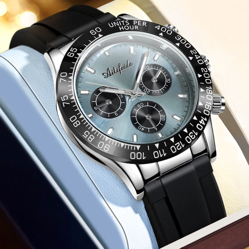 经典金迪男士手表硅胶轻奢新款简约时尚腕表