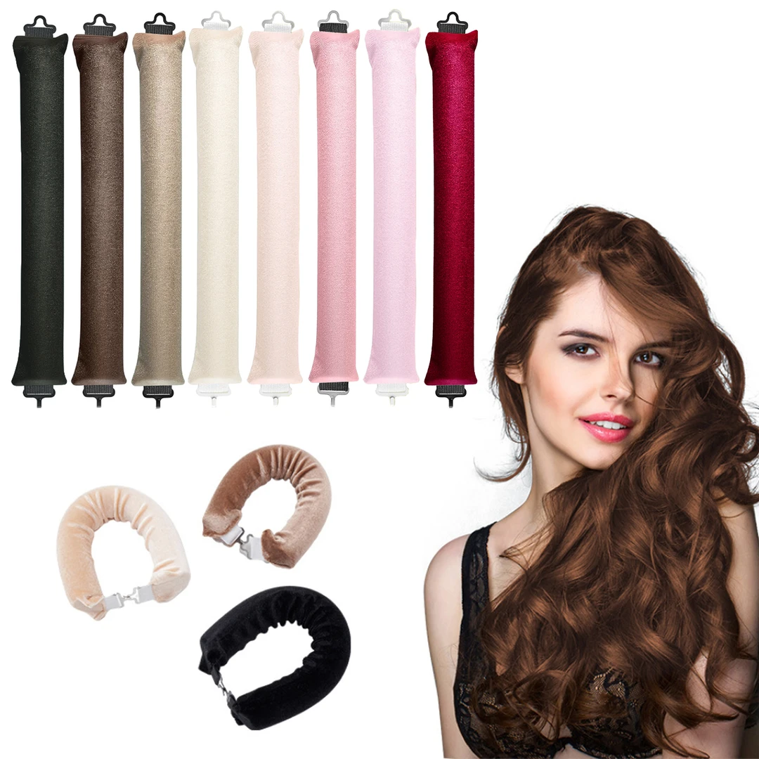 一根装睡眠无热懒人卷发棒女跨境欧美简约大波浪盘发器