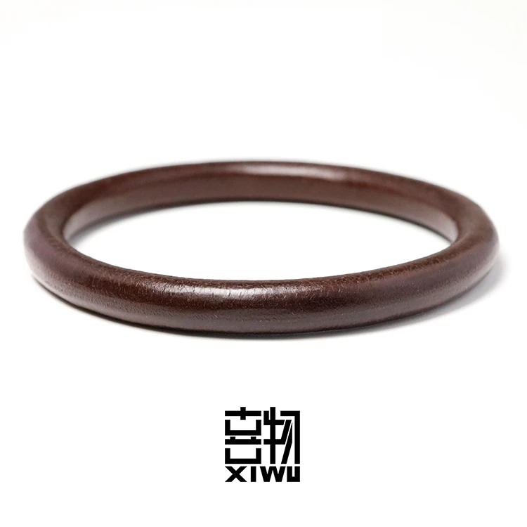 非金属皮质手镯 非金属皮手镯皮质手镯手环喜物一生之环鞍革牛皮