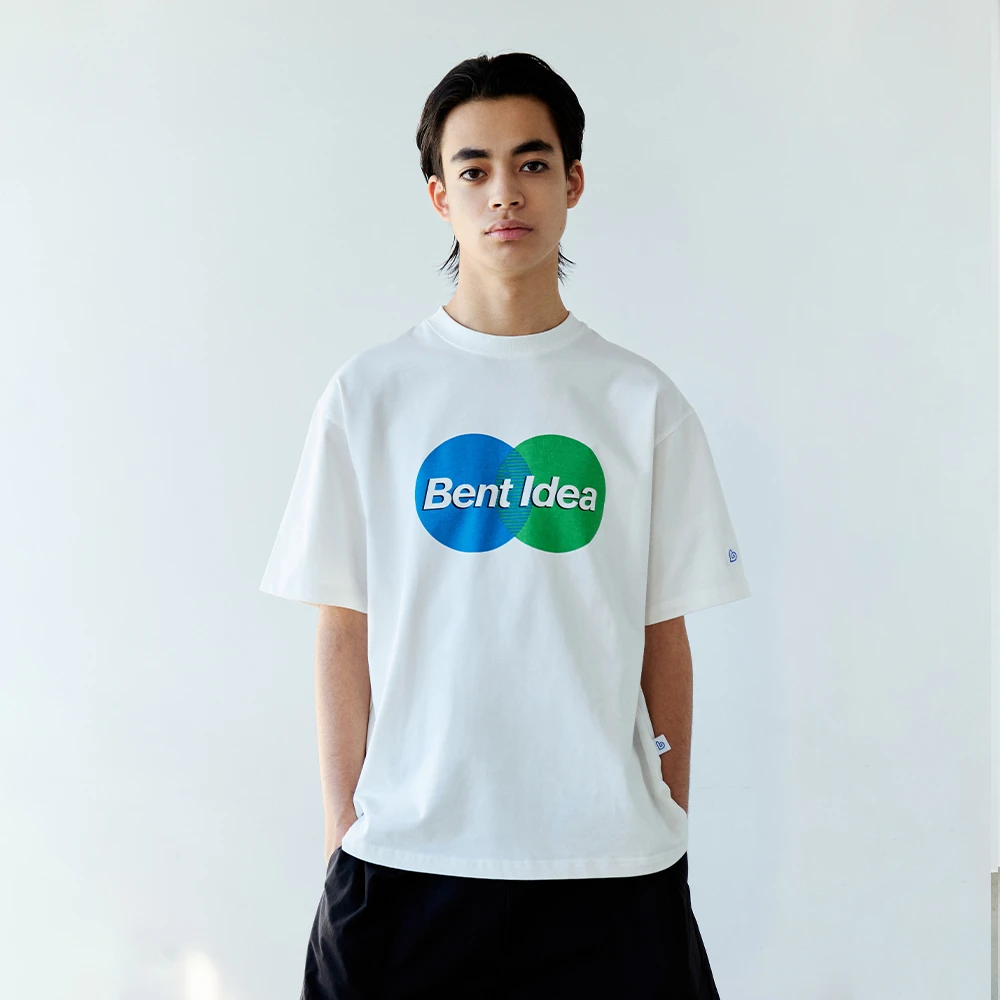 十年限定款 BENT IDEA夏季新款 经典卡片印花标准版型t恤短袖