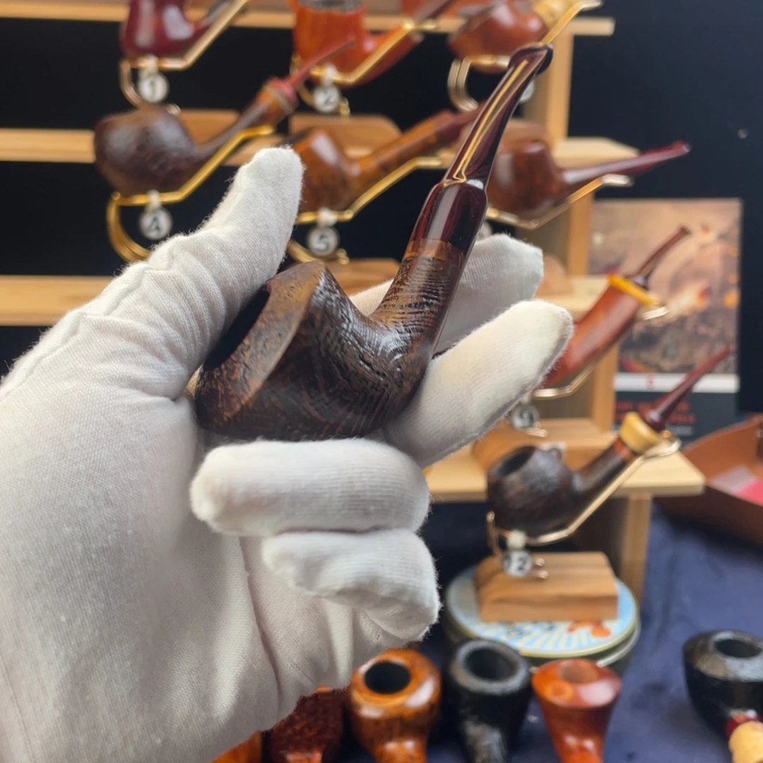 石楠木手工烟斗喷砂