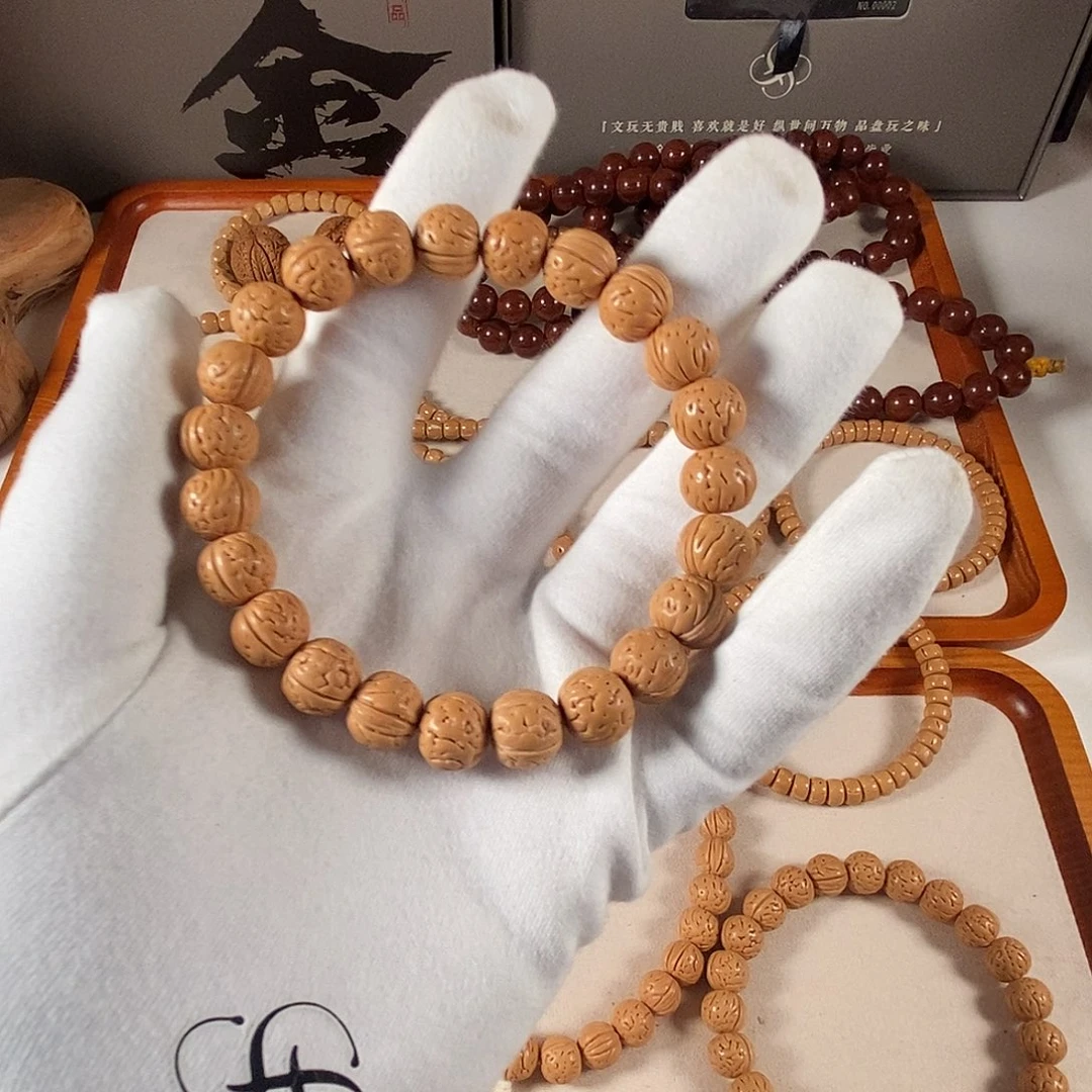 桃核吊坠桃核原皮单圈