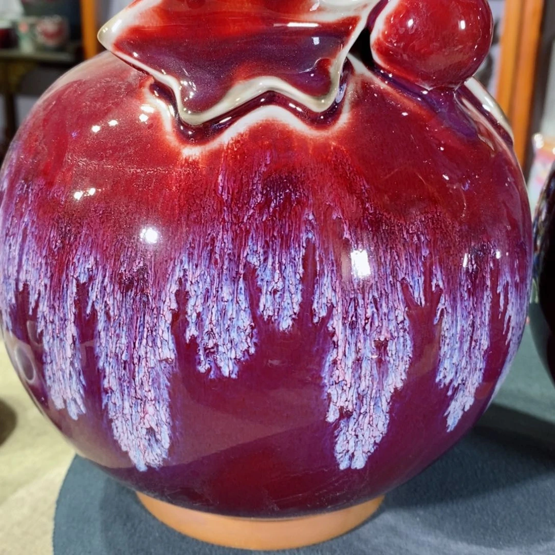 摆件李****生神垕镇原产地钧瓷！