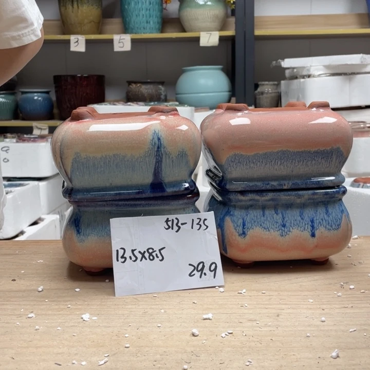 紫砂花盆多肉花盆微瑕135