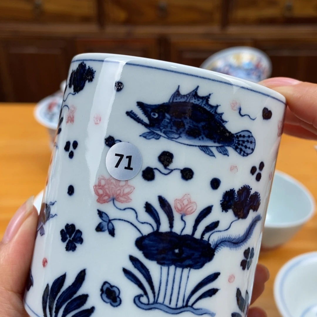 手绘现代茶具得古董