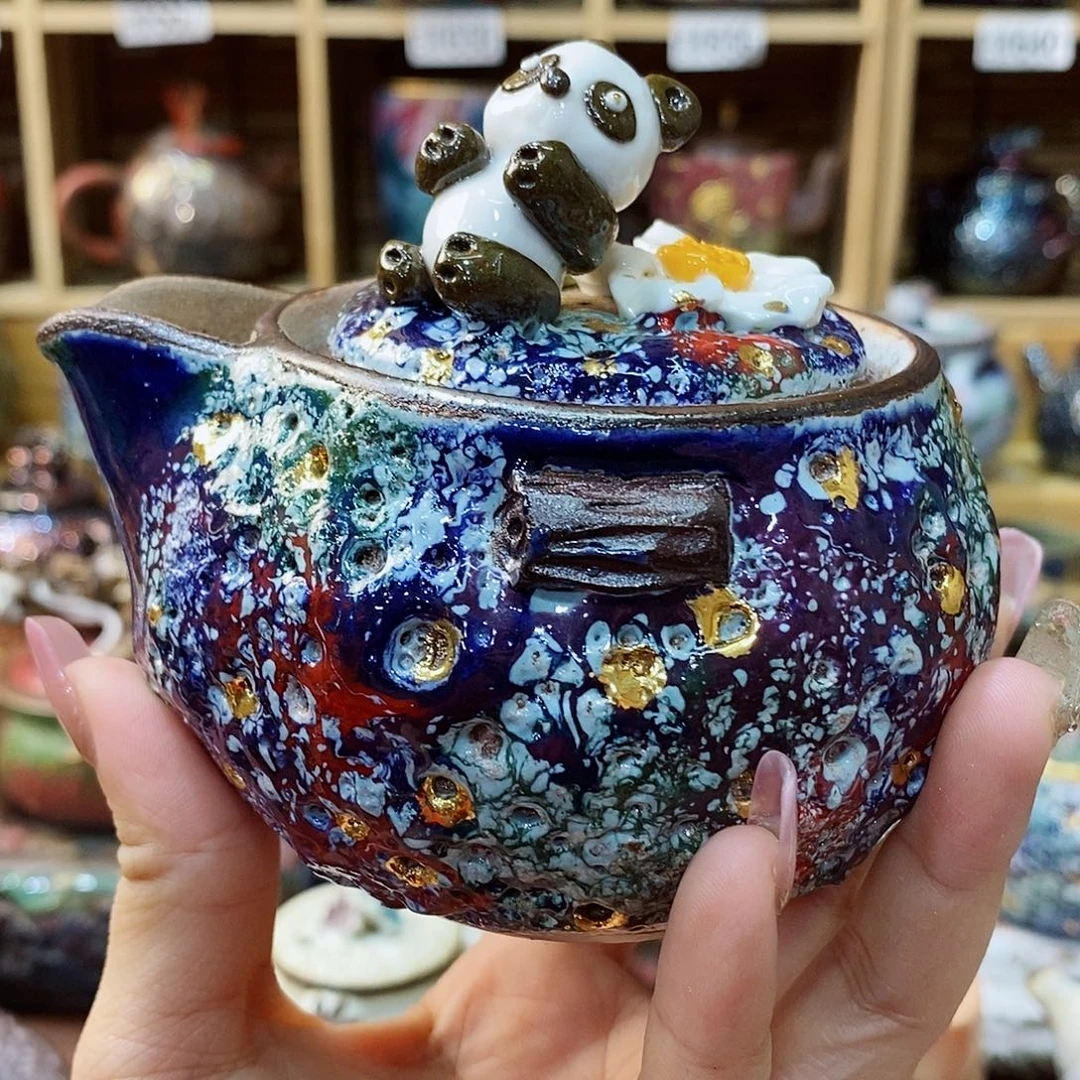 粗陶柴烧志野茶器