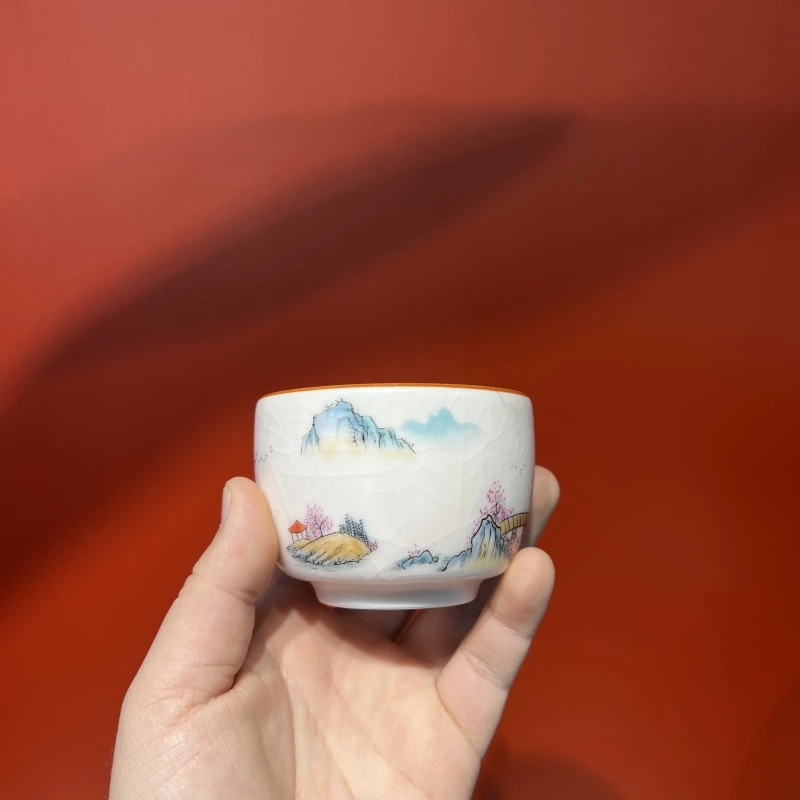 粉汝樱花扳指杯a88