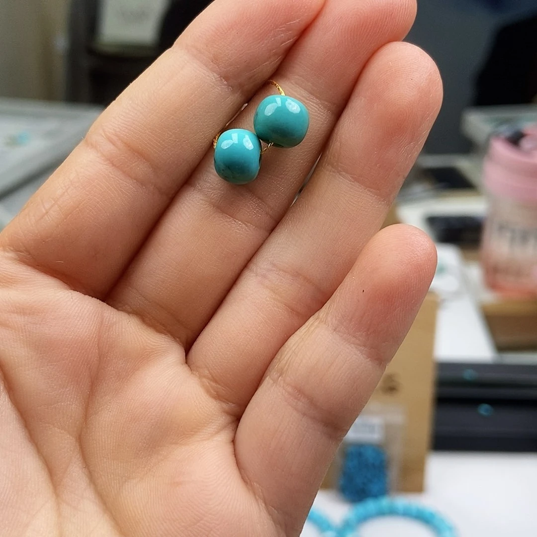 未镶嵌绿松石珠宝奇石