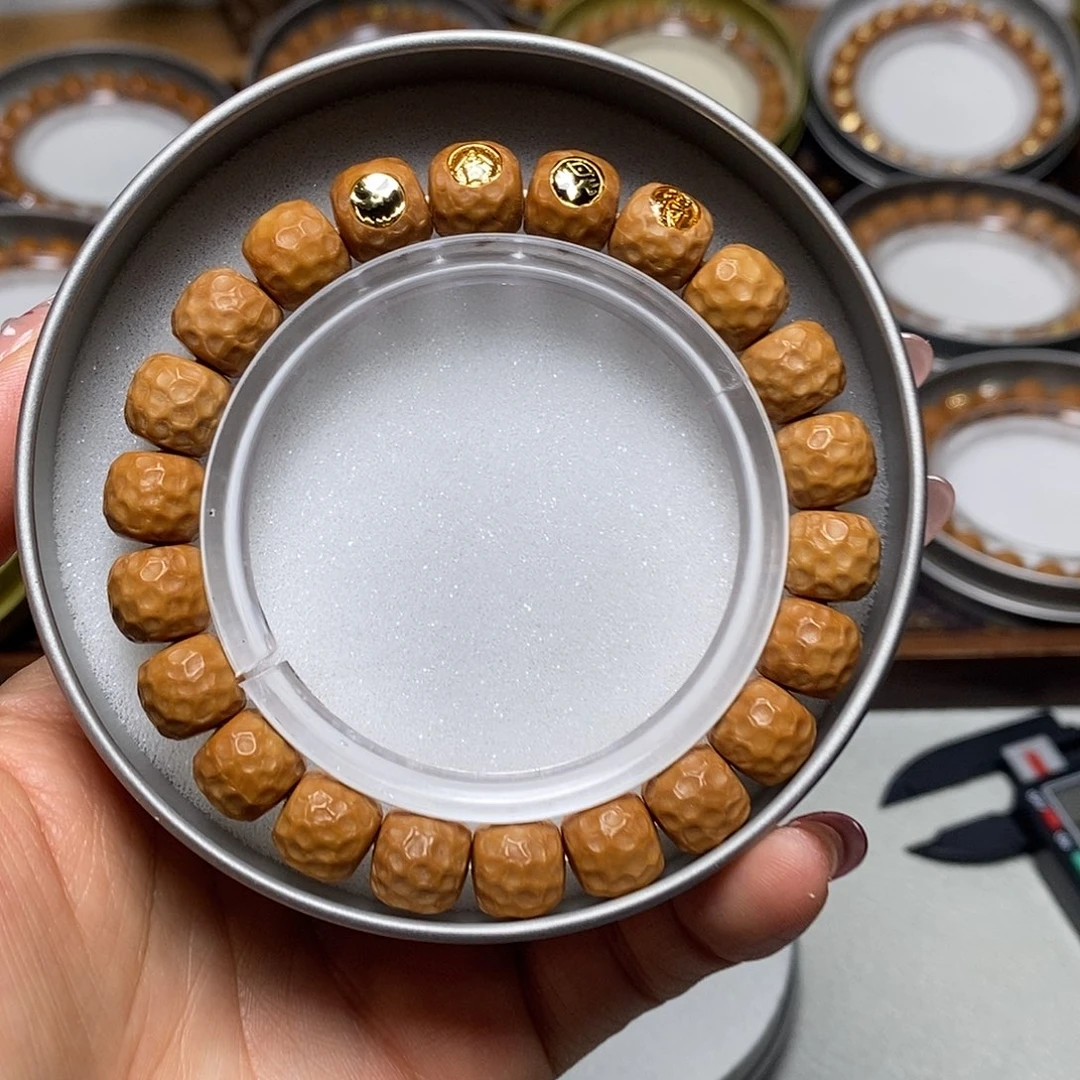 猴头核桃手串322号10左右四标龙鳞纹全品