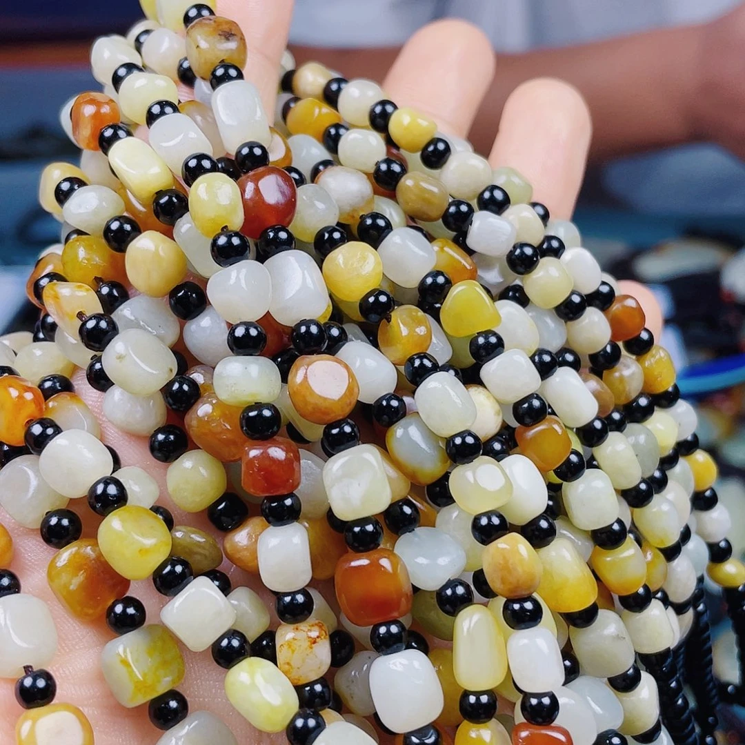 和田玉未镶嵌颈饰拍一发一