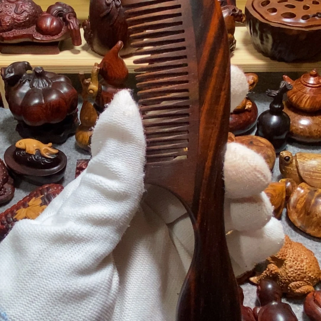 小叶紫檀手串/手链大红酸枝梳子