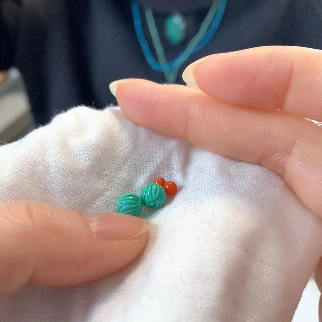 绿松石珠宝奇石未镶嵌