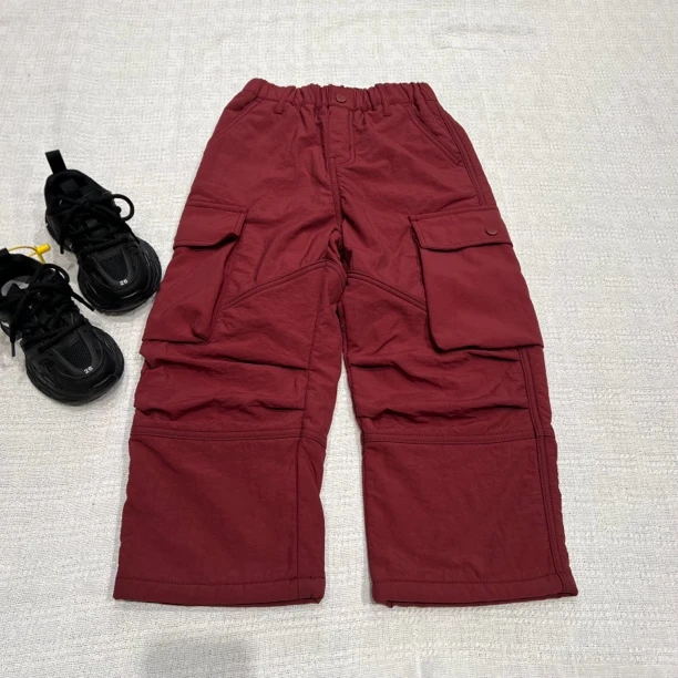 59555高端童装时尚百搭休闲百搭加绒休闲裤A14-3-2咖A13-2