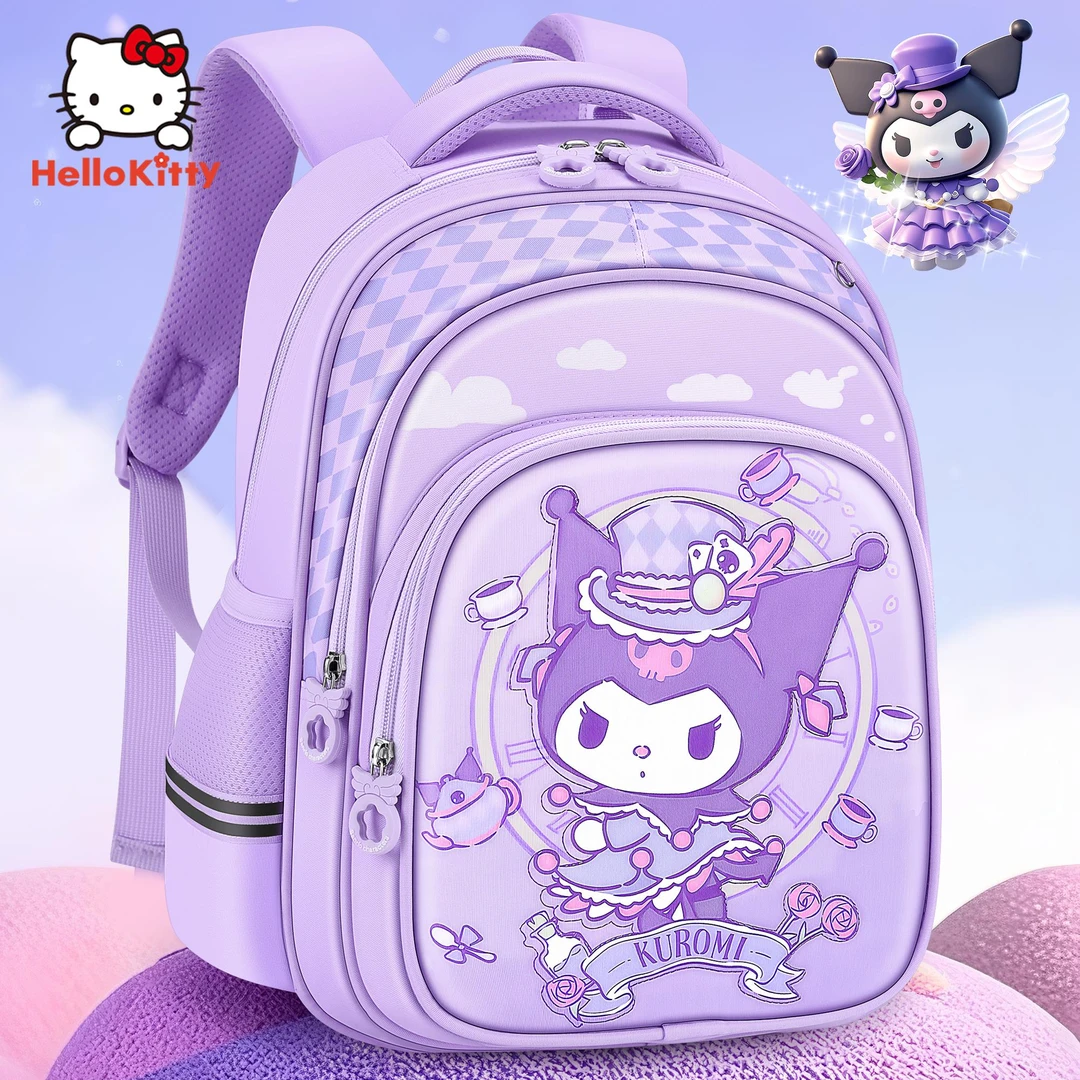 库洛米儿童书包小学生美乐蒂女生2025新款一年级三双肩包超轻护脊