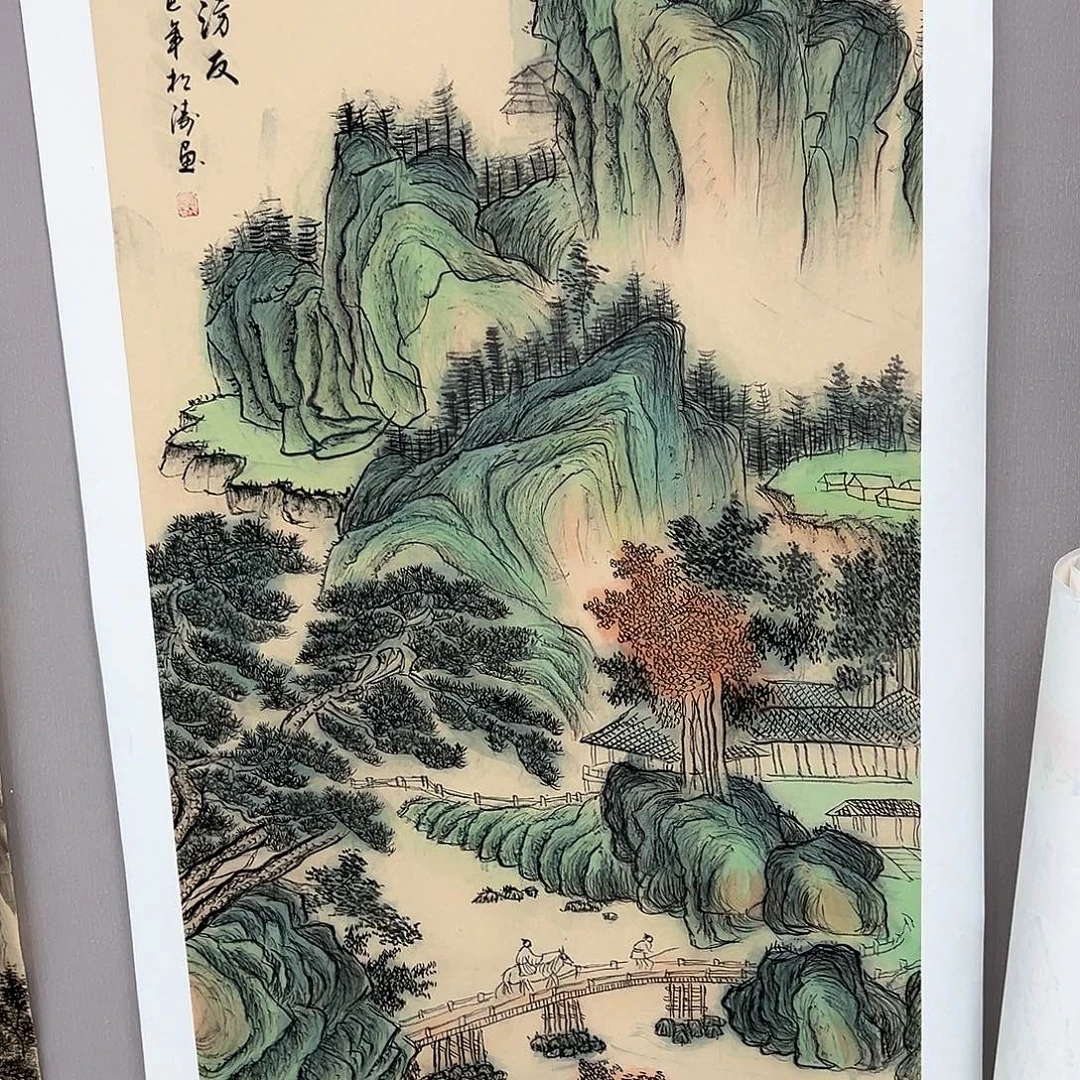 国画宣纸国画纯手绘作品